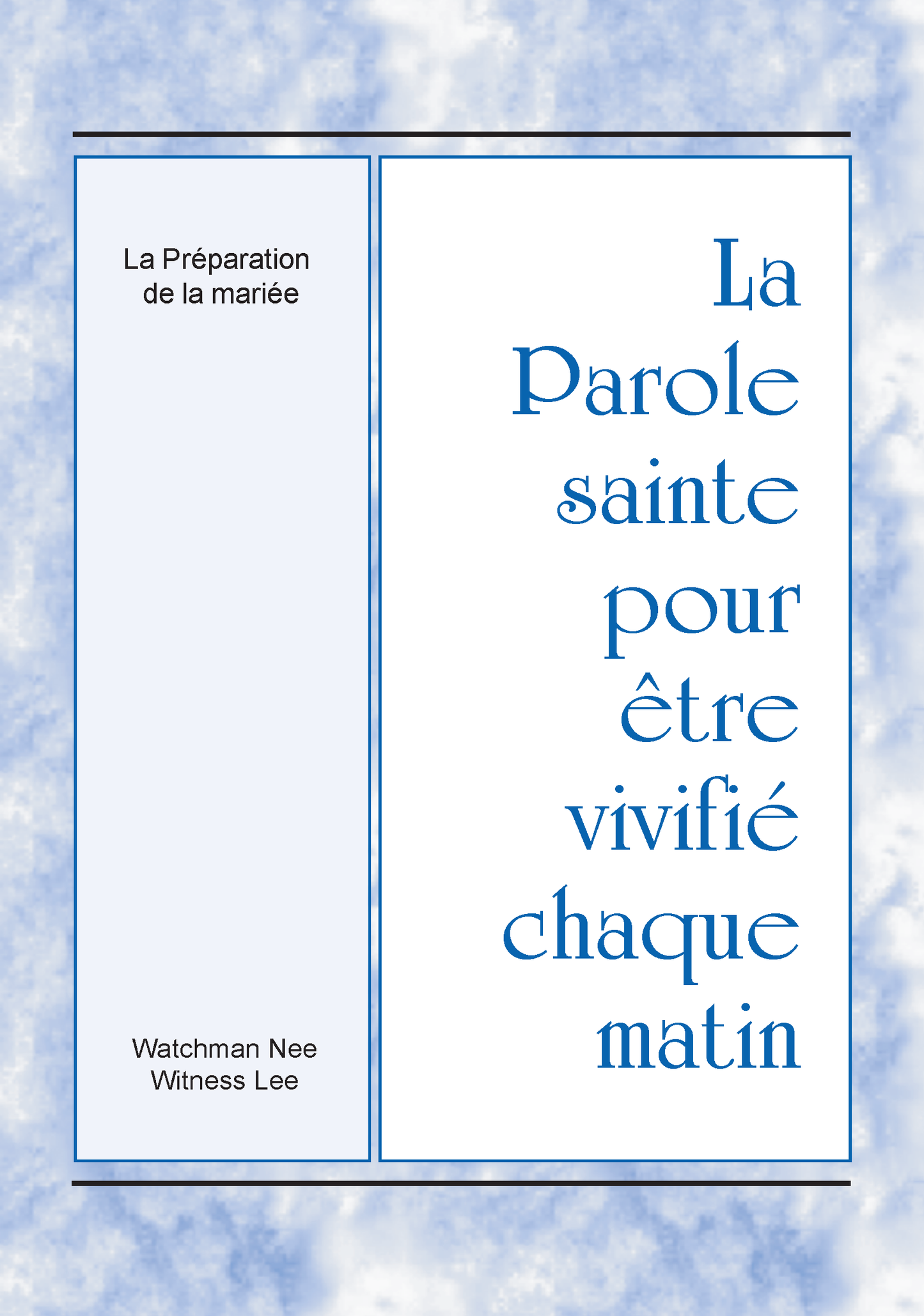 PSVCM – La Préparation de la mariée