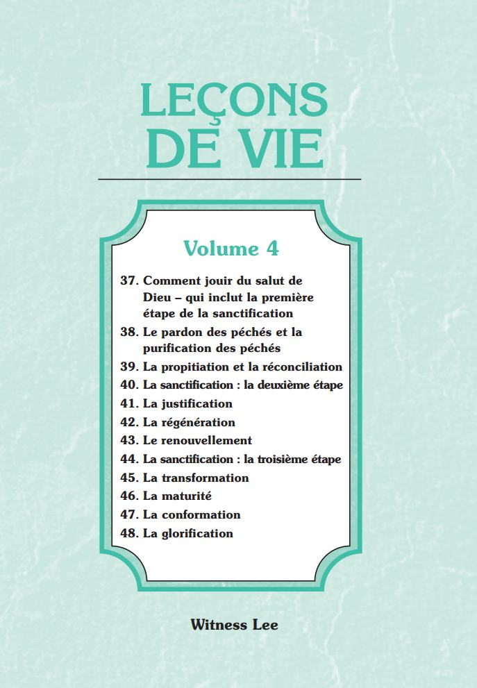 Leçons de vie, vol. 4