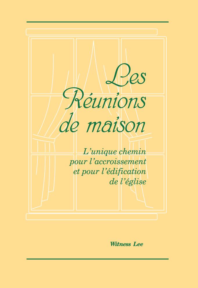 Réunions de maison, Les