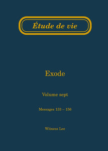 Exode, vol. 7 (133-156) – Étude de vie