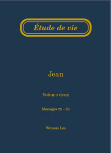 Jean, vol. 2 (25-51) – Étude de vie