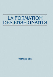 Formation des enseignants, La